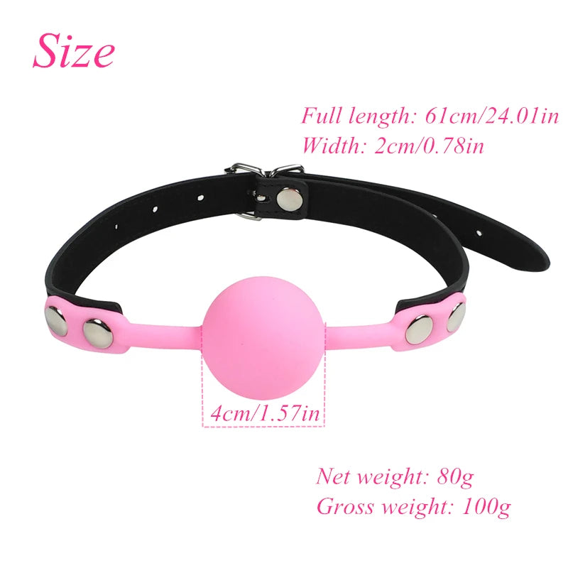 Silicone Gag Ball Bdsm Toys Bondage Set Adult Toys Open Mouth Gag Sex Ball Adult Games Exotic Accessories Sex Toys for Women