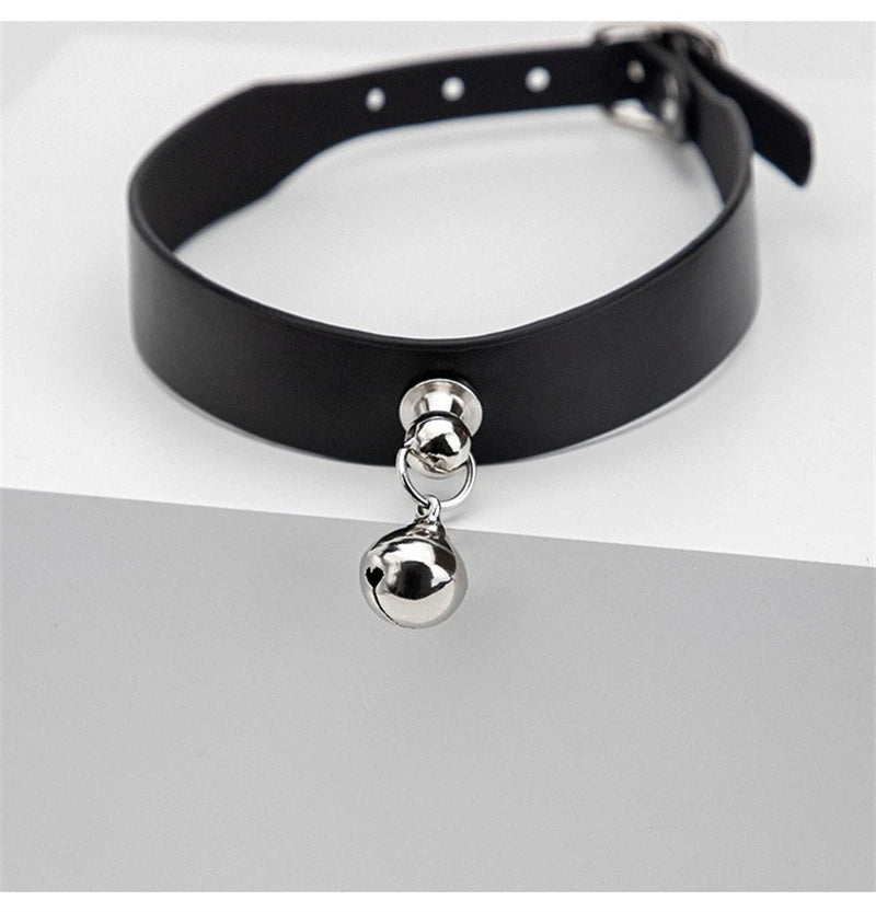 Bdsm Bondage Sex Collar PU leather Neck Restraint with Chain Leash BDSM Erotic Sex Toys For Women Couples Adult Games