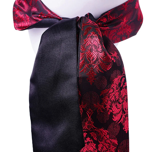 1Pc Satin Sensory Blindfold ,Deep Red Double-Layer Padded Design Bondage Eye Mask for Adult Couples Play & Sensory Exploration