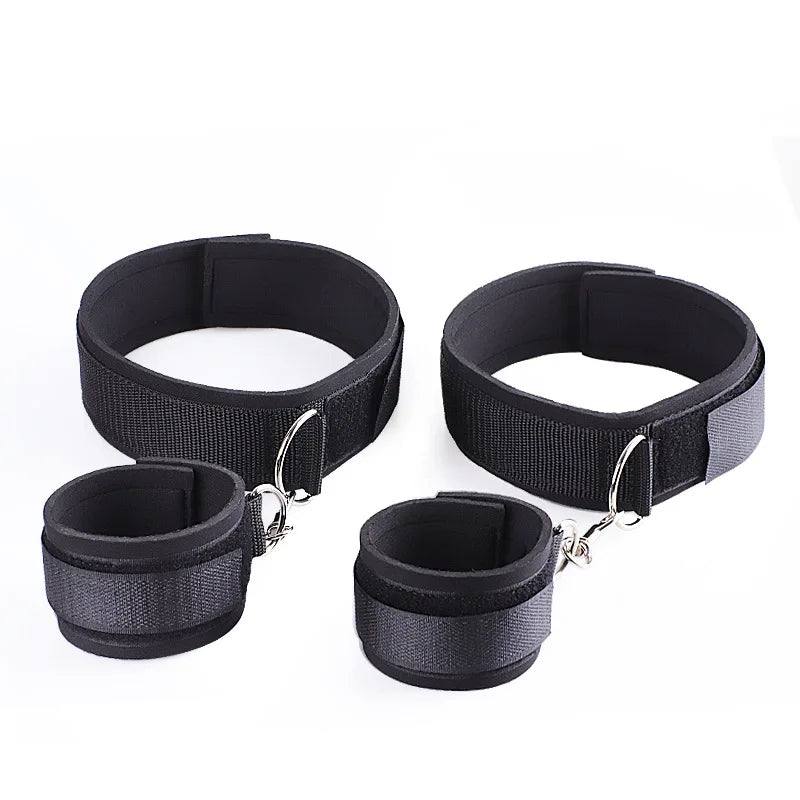 Adjustable Thighcuffs And Handcuffs Restraints BDSM Bondage Set Flirt Exotic Accessories Sex Toys For Women Couples Sex Product