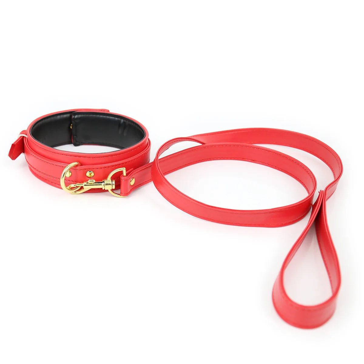 Thierry BDSM Products Bondage PU Leather Collar With Leash  Erotic Sex Toys  Restraint Fetish Adult Games Sex Toys For Couples