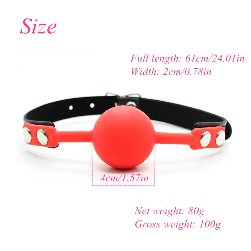 Silicone Gag Ball Bdsm Toys Bondage Set Adult Toys Open Mouth Gag Sex Ball Adult Games Exotic Accessories Sex Toys for Women