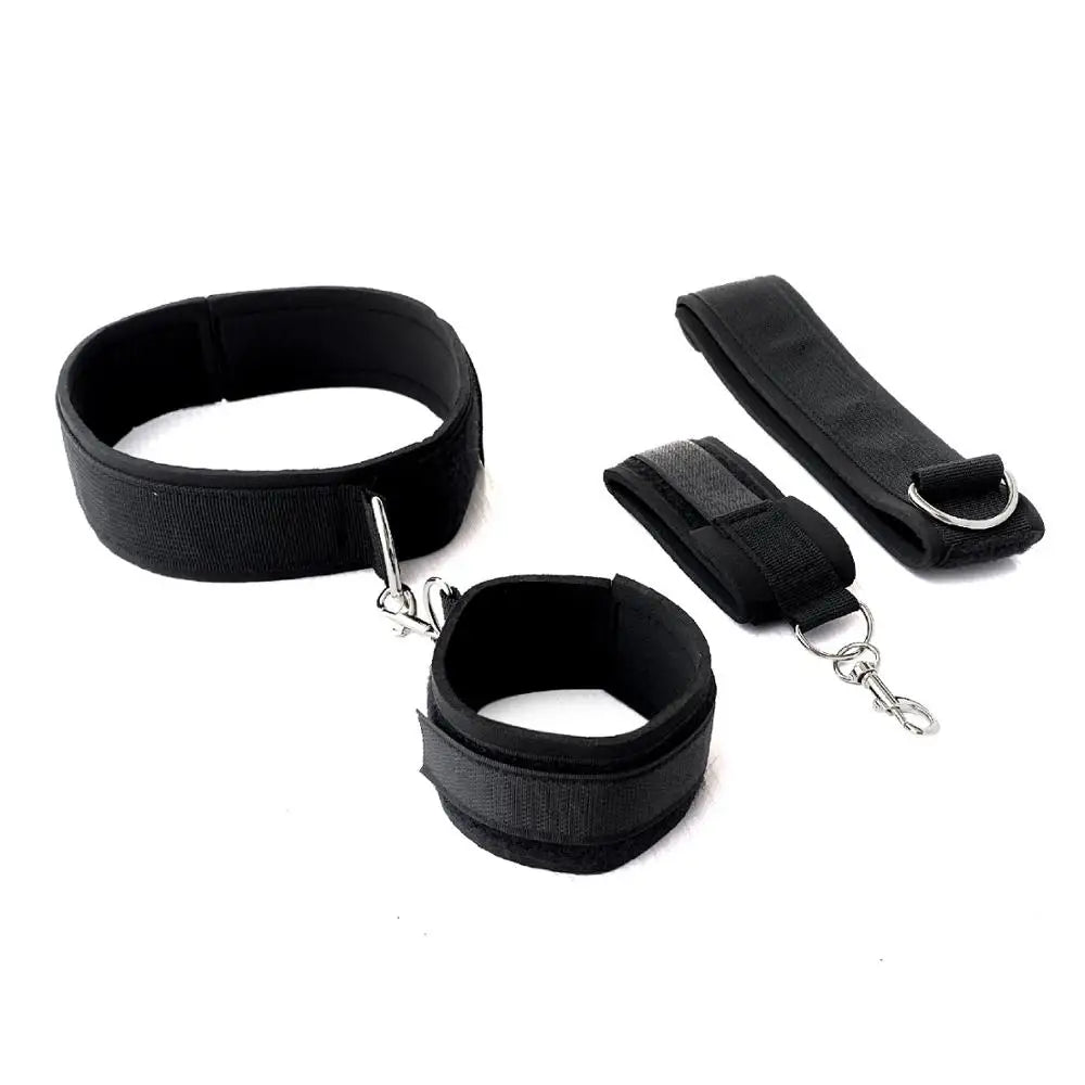 Adjustable Thighcuffs And Handcuffs Restraints BDSM Bondage Set Flirt Exotic Accessories Sex Toys For Women Couples Sex Product