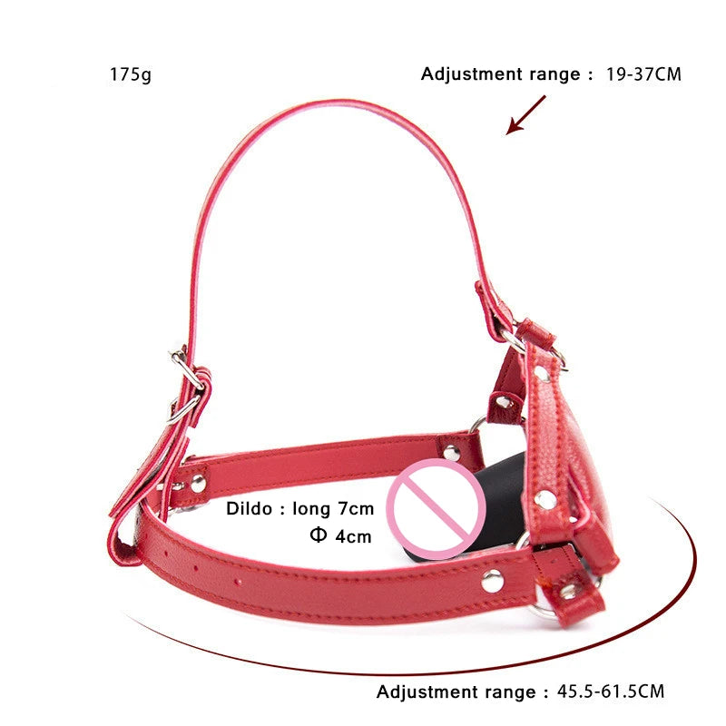 Silicone Gag Ball BDSM Bondage Restraints Open Mouth Sex Ball Harness Strap Gag Adult Games Exotic Accessories Sex Toy for Women