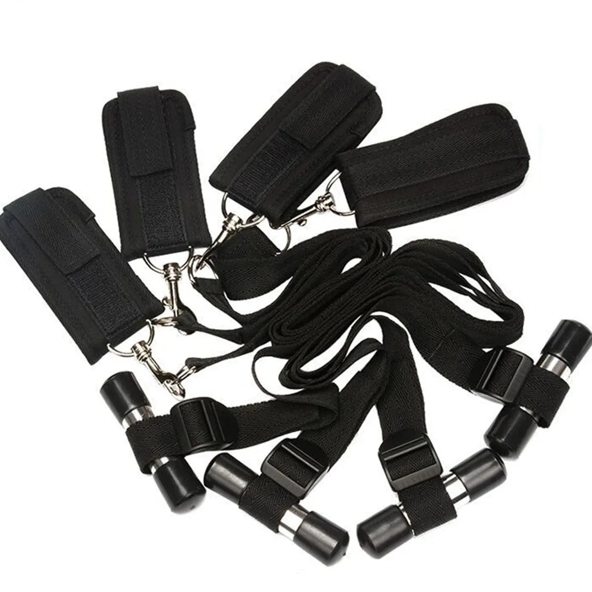 BDSM Door Hang Handcuff Restraint Sex Toy Set Body Control Leg Split Ankle Cuffs Straps System Adult Easy Install Sex Machine