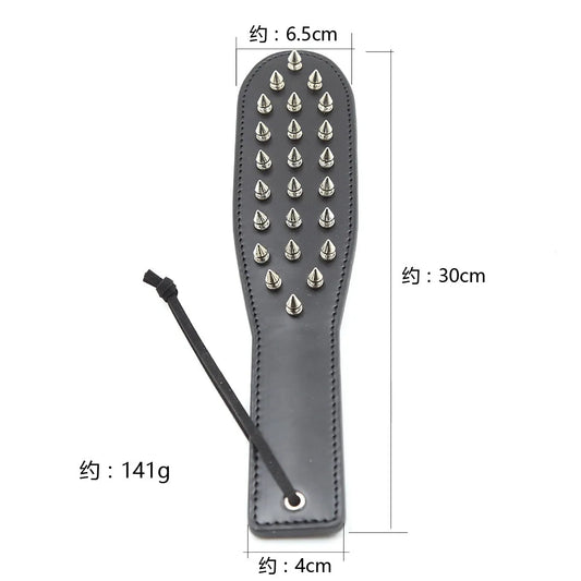 BDSM Spanking Paddle Dual Side Leather Spiked Whip Sex Toys for Couples Adult Games Bondage Restraints Sex Products