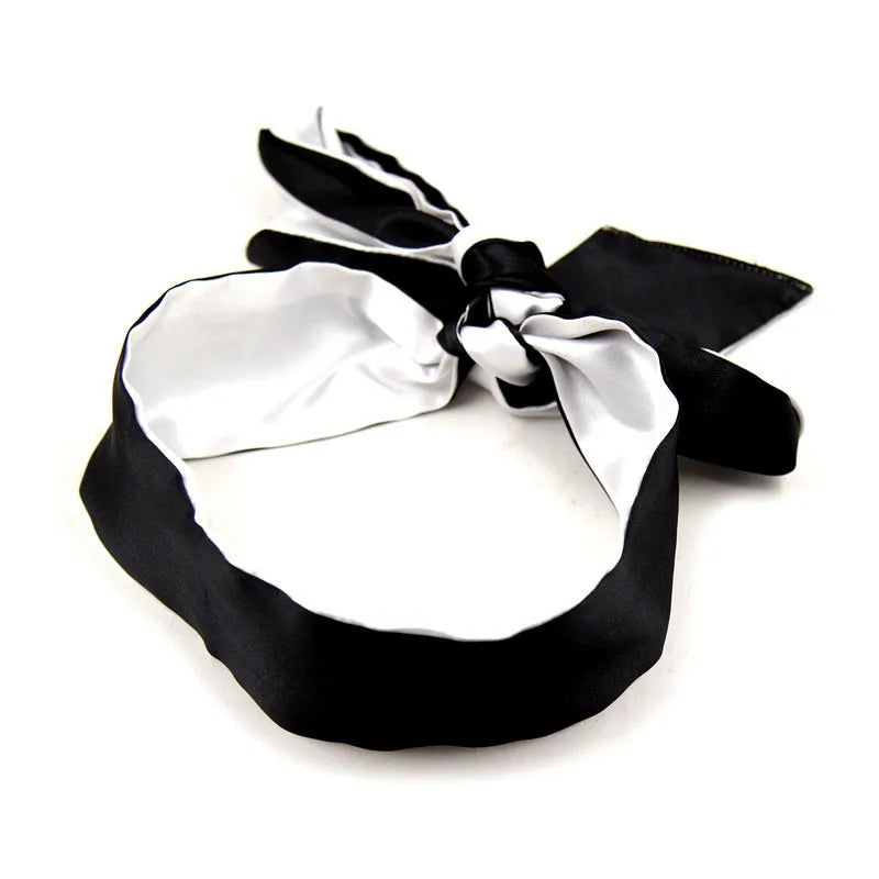 Sexy Lace Eye Mask Blindfold Handcuff Restraint Sex Mask Costume Stain Tie Eye Shade Cover Band Blinder Ribbon Couple Role Play