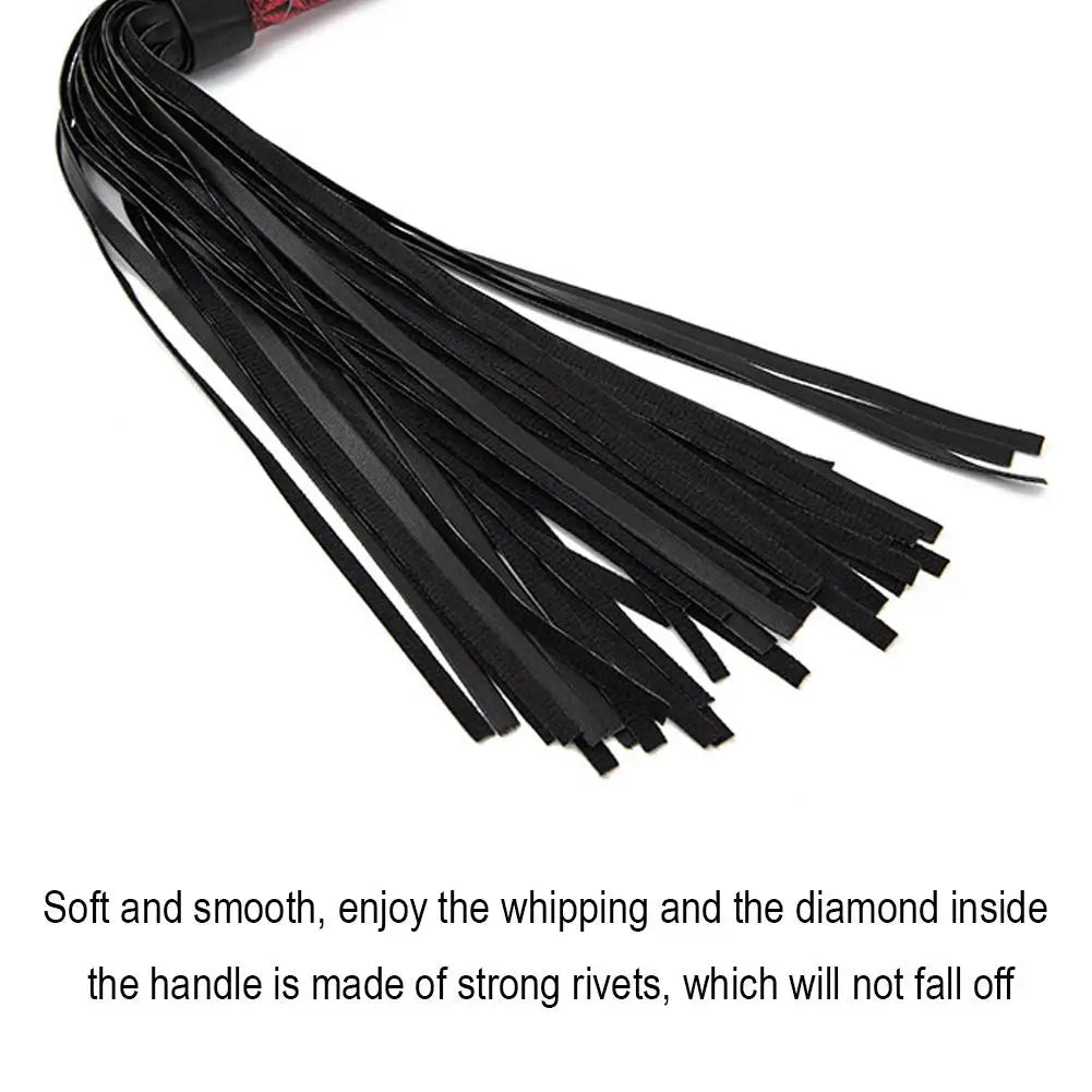 1 Pcs Horse Whip Non Slip Leather Horse Whip Crop Equestrian Cycling Equipment Handle Equestrian Whips Training Riding For Horse