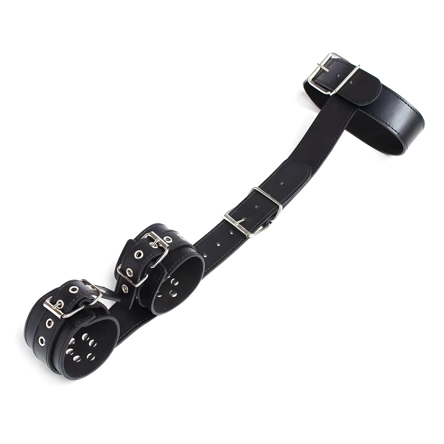 BDSM Handcuffs Collar Sex Swing Adjustable Pu Leather Handcuffs Couple Flirting Game Training Slave Restraint Device Sex Toy