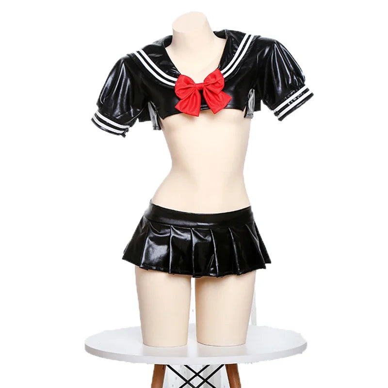 Cosplay Costume  Sailor Suit Sexy Outfit Games Women Role Play Halloween Party Fancy Dress 2B Jk Dress2025