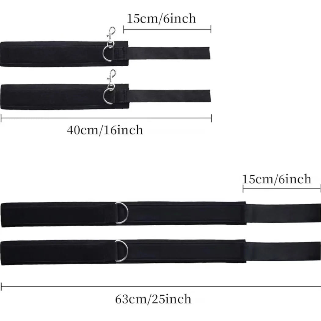 Adjustable Thighcuffs And Handcuffs Restraints BDSM Bondage Set Flirt Exotic Accessories Sex Toys For Women Couples Sex Product