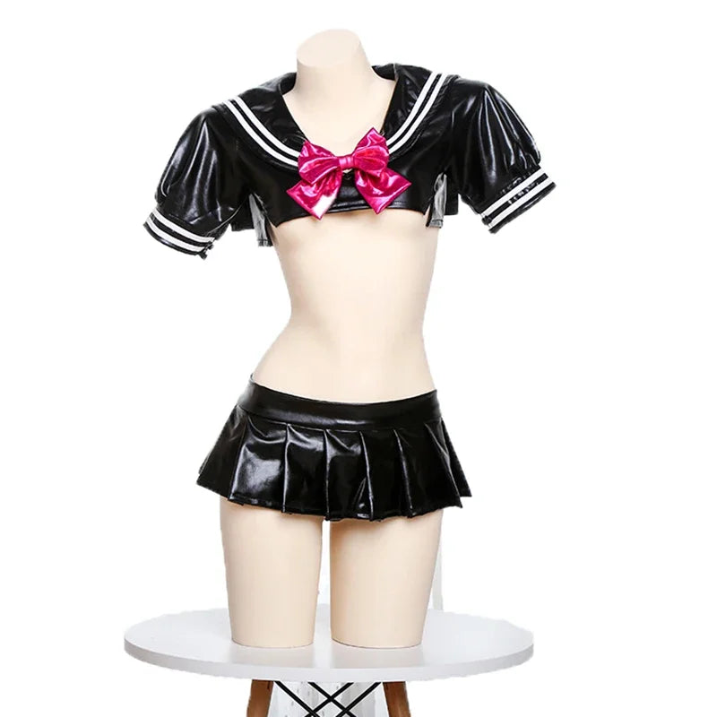 Cosplay Costume  Sailor Suit Sexy Outfit Games Women Role Play Halloween Party Fancy Dress 2B Jk Dress2025