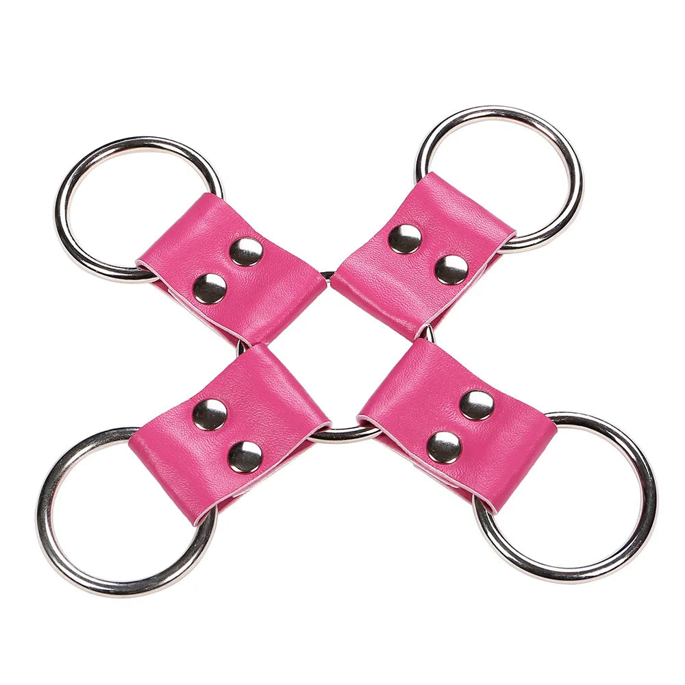 Bondage Straps cross buckle tied shackles Adjust Handcuffs,leg irons BDSM sex toys for couples handcuffs Hogtie,adult sex games