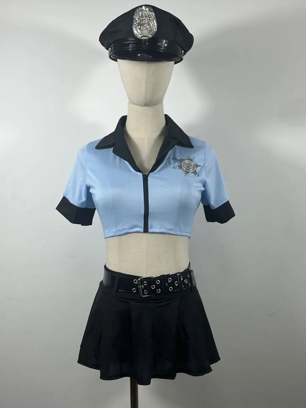 Women's Police Role-playing Costume Adult Sexy Cop Outfit Performance Halloween Carnival Cosplay