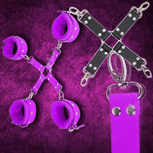 Bondage Straps cross buckle tied shackles Adjust Handcuffs,leg irons BDSM sex toys for couples handcuffs Hogtie,adult sex games