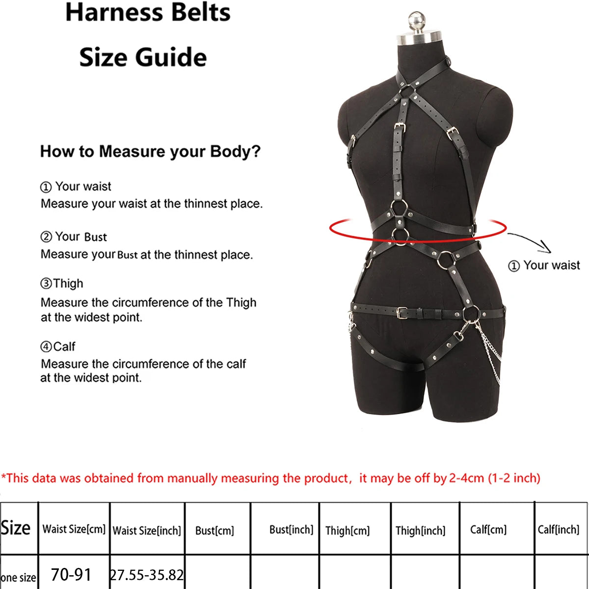 Full Body Leather Harness, gothic, Bondage Harness Full Set Body Harness , Rave Outfit
