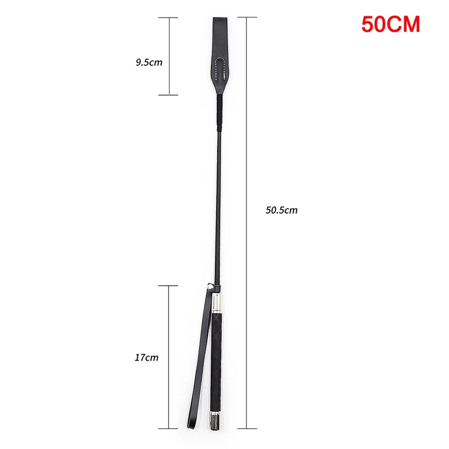 Premium Horse Riding Crop Comfortable Grip Black Riding Whip Jump Bat Costume Riding Crop for Horses