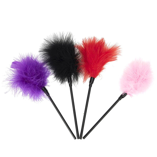 Sex Feather Tickle With Different Colors Bondage Restraint Riding Crop Flogger For Women And Couple BDSM Adult Sex Toys