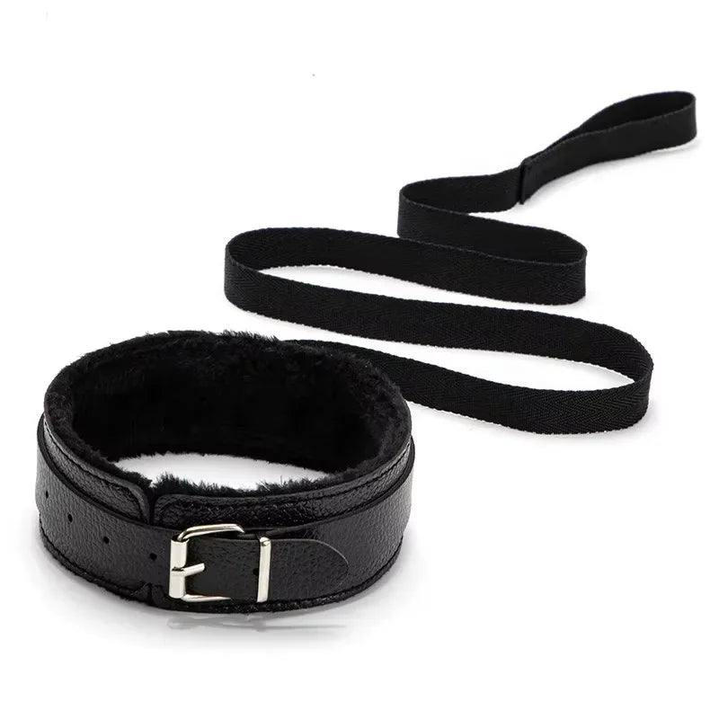 BDSM Kit Tool Set Soft PU Erotic Games Paras Pareja Adult Toy, Slave Restraints, Handcuffs, Sex Whips, Sex Toys Combination Suit