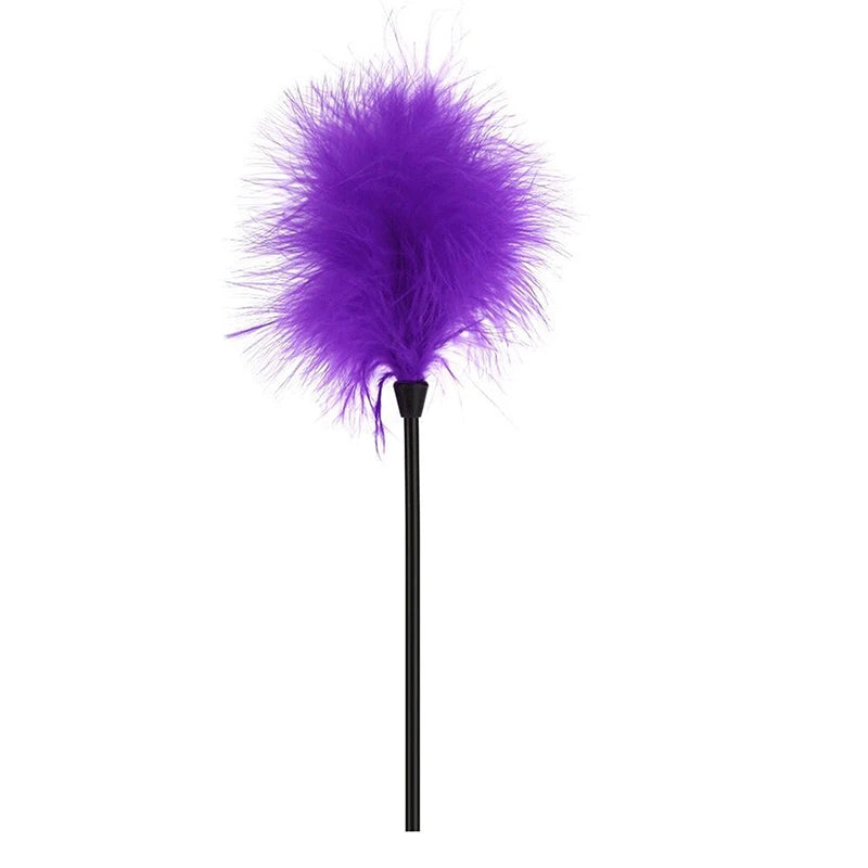 Sex Feather Tickle With Different Colors Bondage Restraint Riding Crop Flogger For Women And Couple BDSM Adult Sex Toys