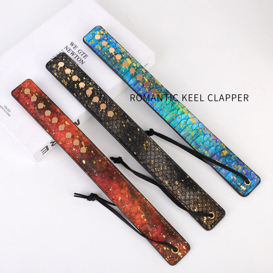 PU Leather SM Paddle Spanking for Couple Sex Beat Toys Adult Game Bondage Toy Sex BDSM Gift Dragon Scale Spank