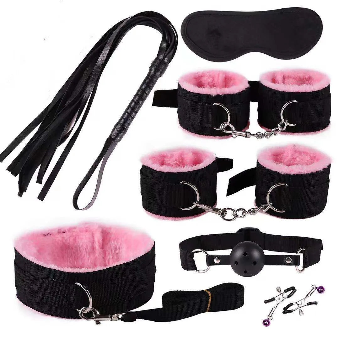 BDSM Sexual Couples Kit 1 Set 7Pcs Sex toys For Women Erotic Accessories Handcuffs Session Sex Game Adult Sexy Toys sexyshop 18+