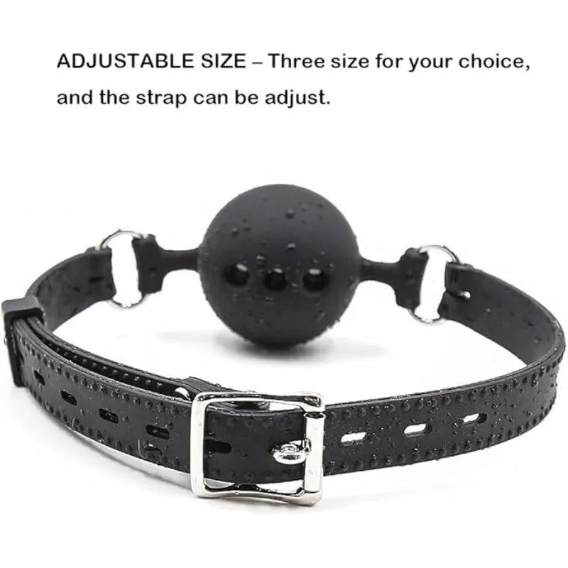 Mouth Gag Mouth Ball Non-Toxic Silicone Material Adult Sex Toys Suitable for Couples BDSM Foreplay Bundled Flirting Props