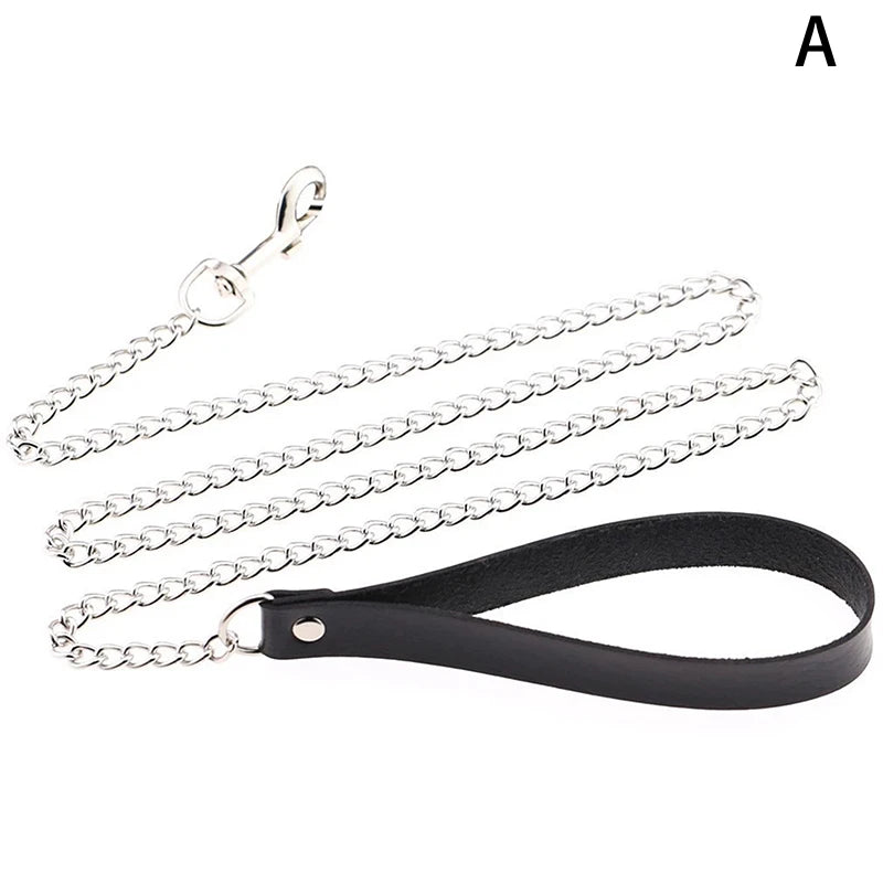 Sexy Necklace Collar Leather Bdsm Cosplay Heart Collars And Leash Set For Women Bondage Accessories Couple Game Role Play Props