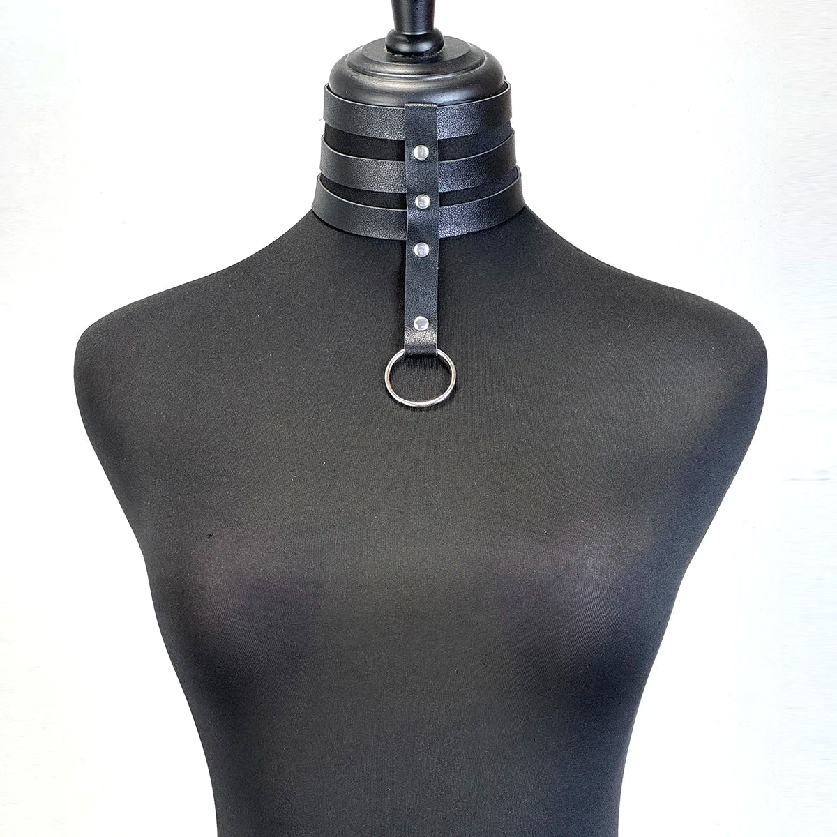 Bdsm Bondage Lingerie Sexy Leather Collar Harness Woman Erotic Leather Neck Harness Fetish Wear Women Neck Accessorie