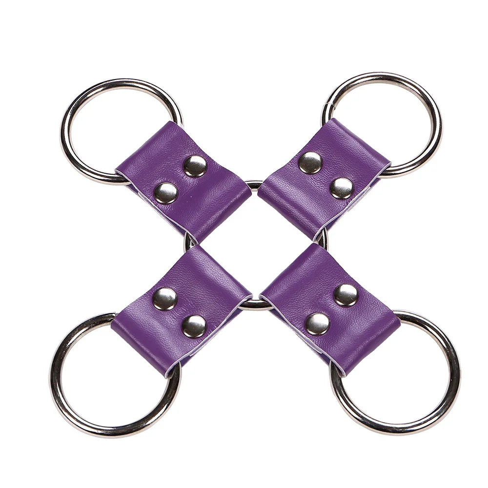 Bondage Straps cross buckle tied shackles Adjust Handcuffs,leg irons BDSM sex toys for couples handcuffs Hogtie,adult sex games
