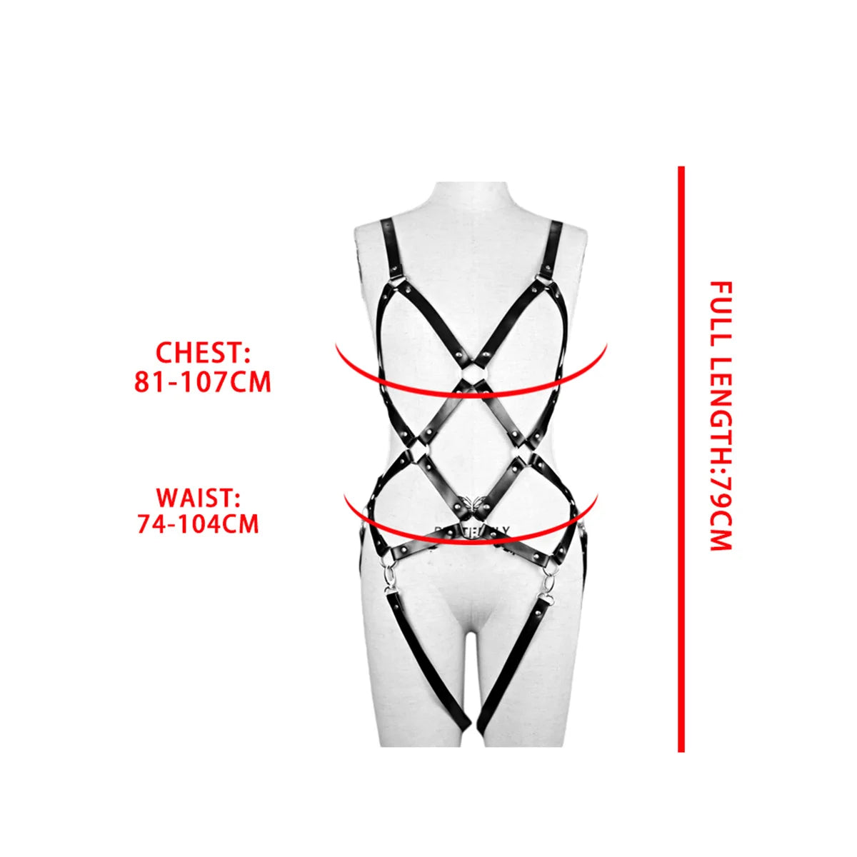 Premium Leather Bondage Gear BDSM Restraint Suit Adjustable Full-Body Harness for Adults Sensual Role Play Lingerie Fetish Wear