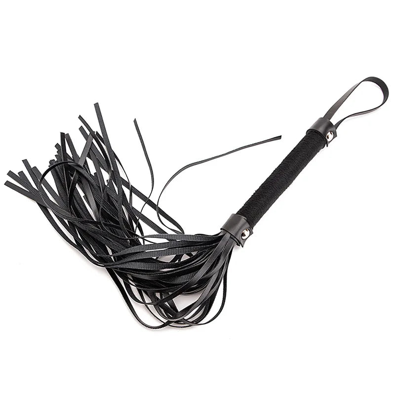 4Pcs BDSM Kits Spanking XOXO Paddle for Adult Sex Pleasure PU Leather Whip & Crop Bondage Accessiories SM Toys for Women Couples
