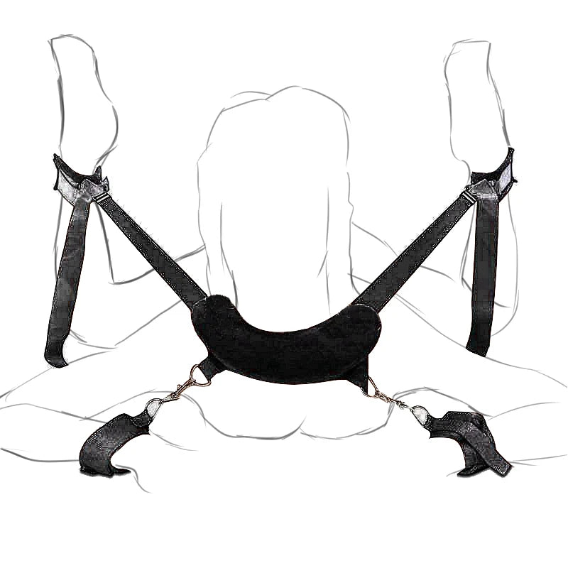 Adult Game Adjustable Bdsm Restraint Strap Handcuffs Wrist & Ankle Cuff Gag Sex Restraint Neck Flirt Sex Toys For Women Sex Shop