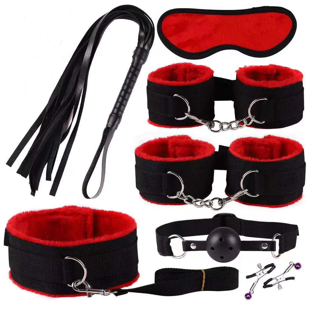 BDSM Sexual Couples Kit 1 Set 7Pcs Sex toys For Women Erotic Accessories Handcuffs Session Sex Game Adult Sexy Toys sexyshop 18+