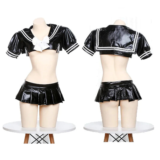 Cosplay Costume  Sailor Suit Sexy Outfit Games Women Role Play Halloween Party Fancy Dress 2B Jk Dress2025