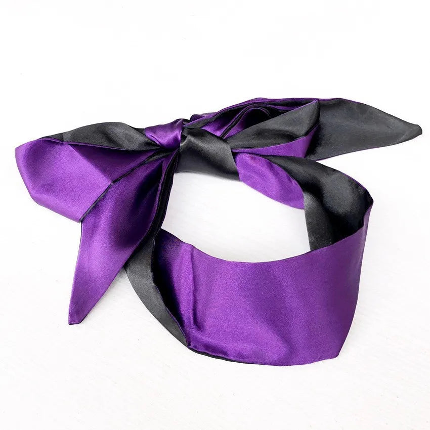 Sexy Lace Eye Mask Blindfold Handcuff Restraint Sex Mask Costume Stain Tie Eye Shade Cover Band Blinder Ribbon Couple Role Play