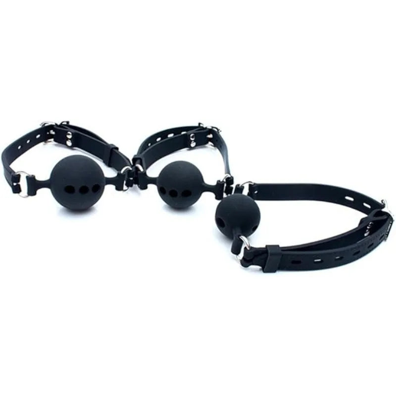 Mouth Gag Mouth Ball Non-Toxic Silicone Material Adult Sex Toys Suitable for Couples BDSM Foreplay Bundled Flirting Props