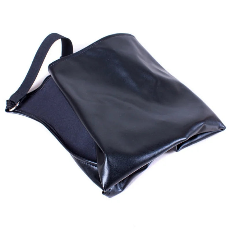 BDSM Role Play Faux Leather Lingerie with Sexy Adjustable Open Crotch Hip Hugging Waist Skirt for Women Adult Game Sex Toys
