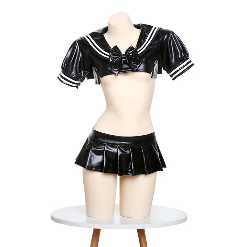 Cosplay Costume  Sailor Suit Sexy Outfit Games Women Role Play Halloween Party Fancy Dress 2B Jk Dress2025