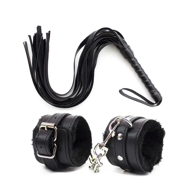 Adult Game Adjustable Bdsm Restraint Strap Handcuffs Wrist & Ankle Cuff Gag Sex Restraint Neck Flirt Sex Toys For Women Sex Shop