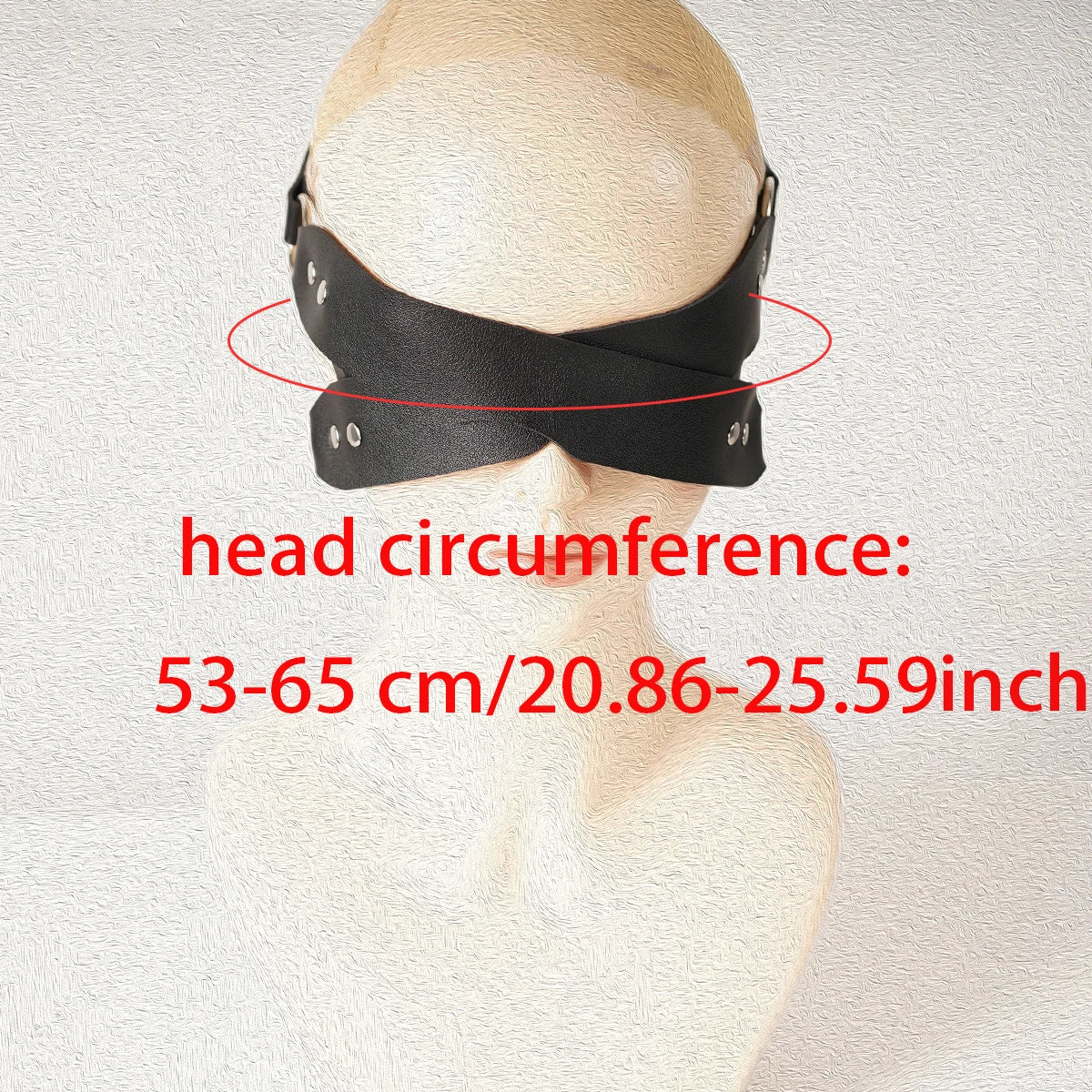 Blindfold Mask, Leather Costume Mask, Cosplay Mask for , Blackout mask, Sensual Blind Mask, Cosplay Blindfold Masquerade Mask